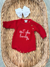 Load image into Gallery viewer, Name Embroidered Romper (NEWBORN-6MONTHS)