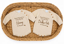 Load image into Gallery viewer, Picked For Earth Romper (NEWBORN-9MONTHS)