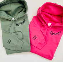 Load image into Gallery viewer, Name Sleeve Embroidered Hoodie
