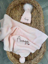 Load image into Gallery viewer, Hat and blanket set