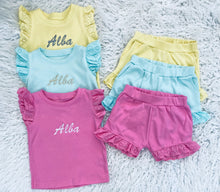 Load image into Gallery viewer, Embroidered Frilly Set