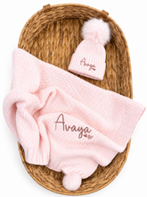 Load image into Gallery viewer, Hat and blanket set