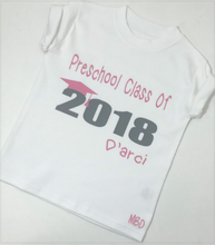 Load image into Gallery viewer, Personalise PreSchool Graduation Tee