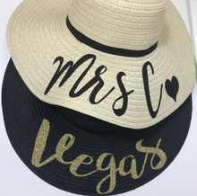 Load image into Gallery viewer, Personalised Straw Hat