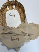 Load image into Gallery viewer, Embroidered romper (newborn-12months)
