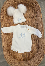 Load image into Gallery viewer, Name Embroidered Romper (NEWBORN-6MONTHS)
