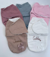 Load image into Gallery viewer, Embroidered swaddle blanket (NB-3Months)
