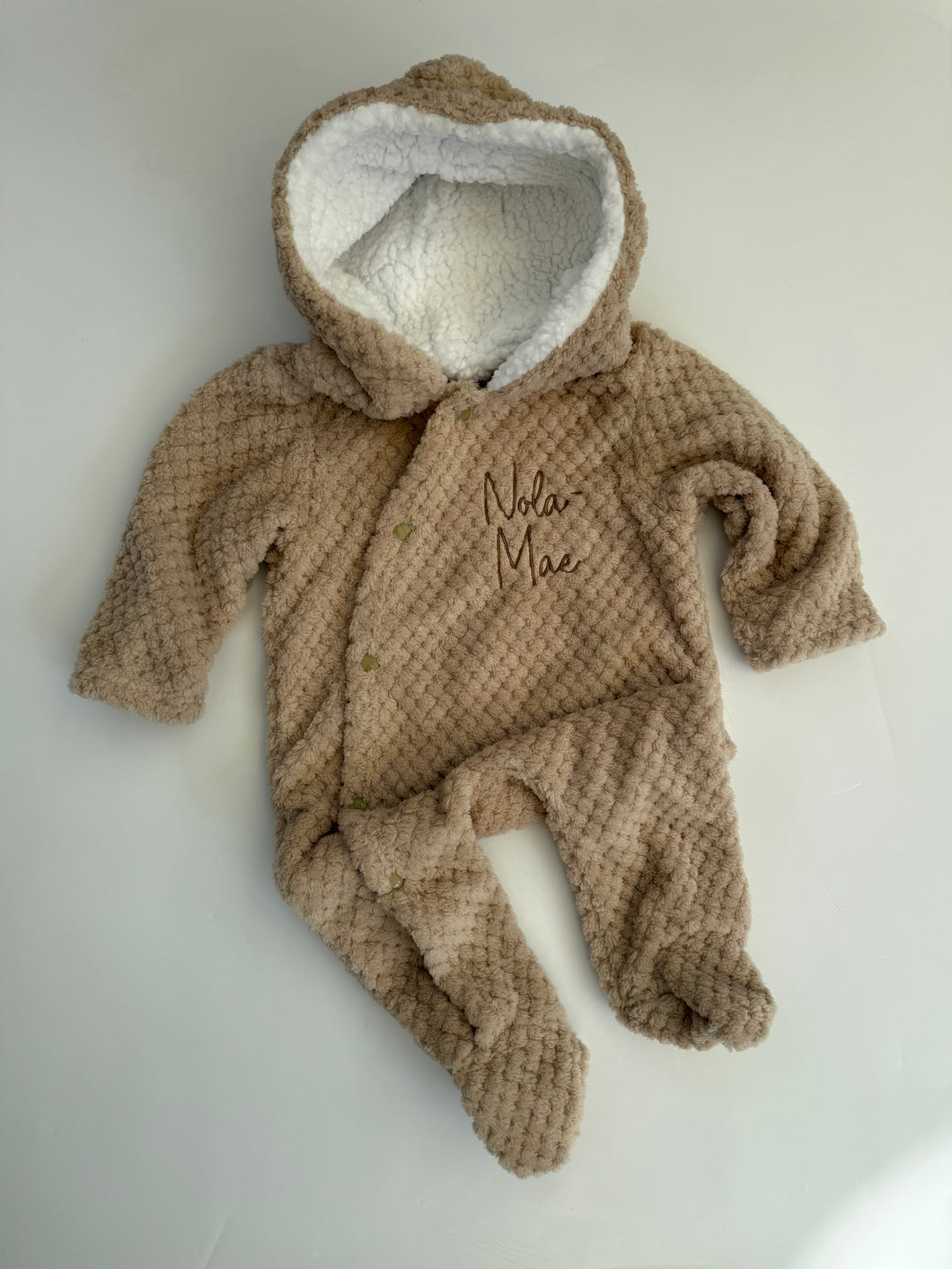 Embroidered all in one one size 3-9 months