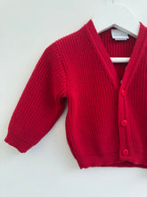 Load image into Gallery viewer, First Christmas embroidered cardigan (0-18m)
