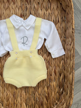 Load image into Gallery viewer, Embroidered lemon Initial two piece set
