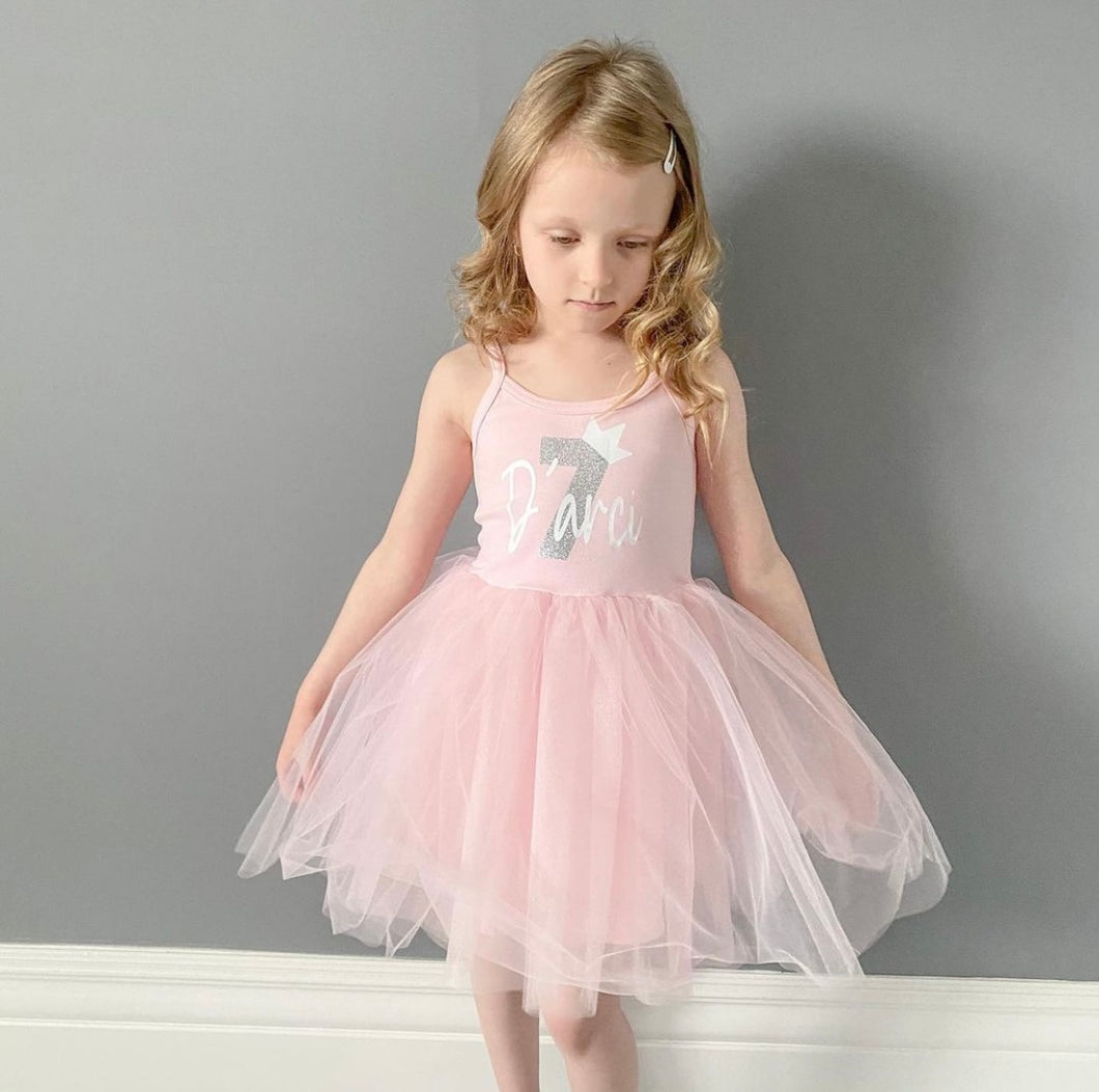 Pink Tulle Dress (6Months-8Years)