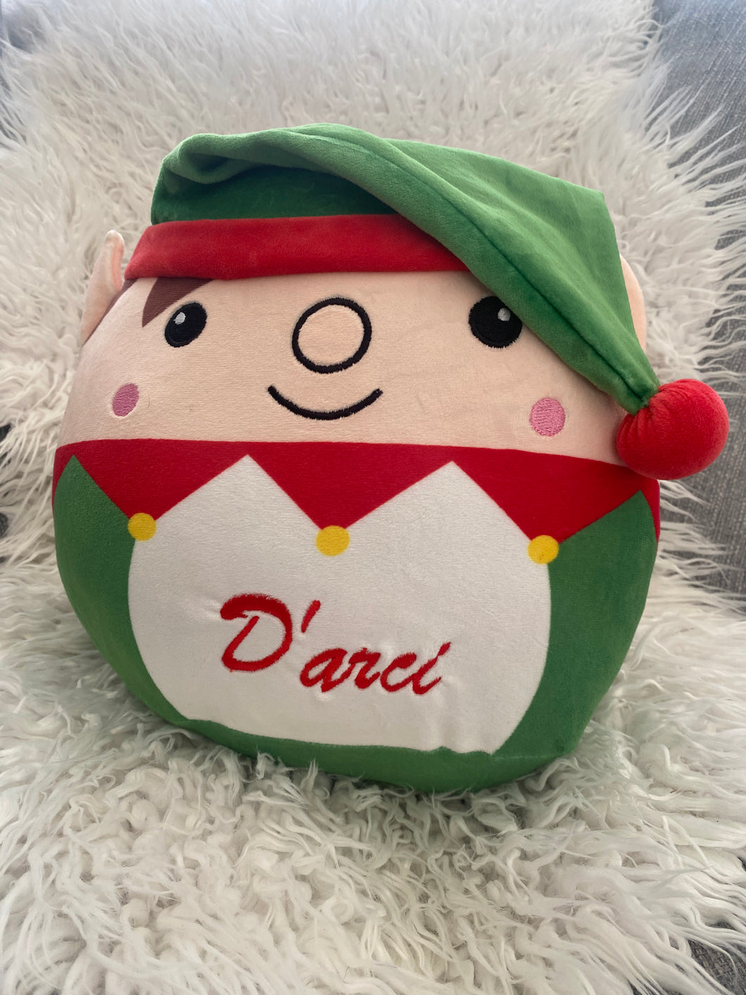 Christmas Embroidered Squishy Toy