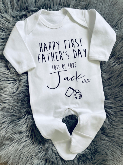 Happy First Father's Day (Newborn-12Months)