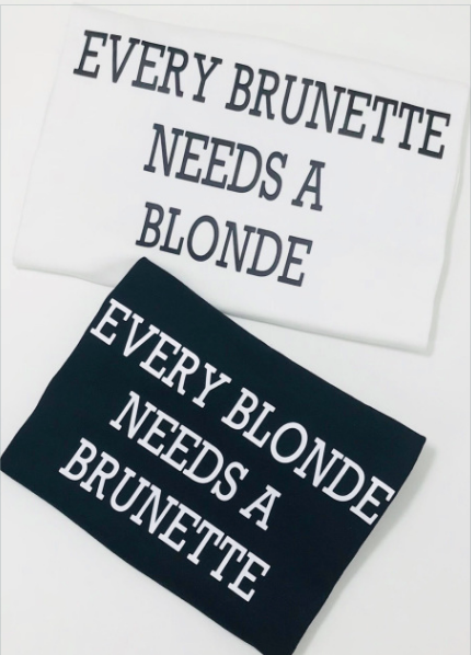 Blonde & Brunette Adult & Mini Twin Set