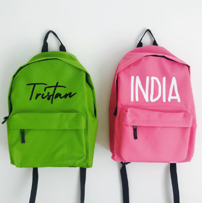 Personalised Back Pack