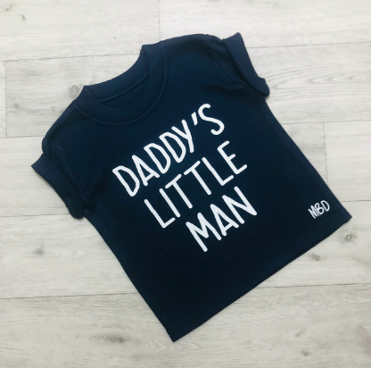 Daddy's little hotsell man baby clothes